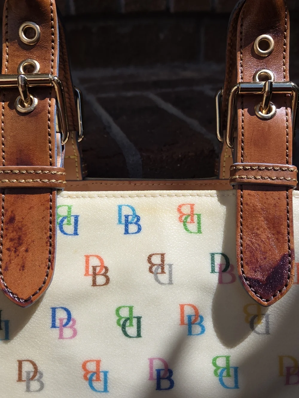Dooney and Bourke Small DB Monogram "It" Bag - Picture 14 of 14